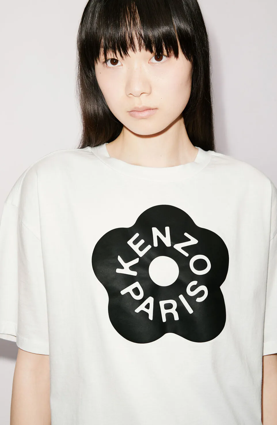 Kenzo BOKE FLOWER 2.0 University Jungle Team 'BOKE FLOWER' T-SHIRT Color: Black Tibetan Blue White Size: M L XL XXL Three Standards Style Number: K 53